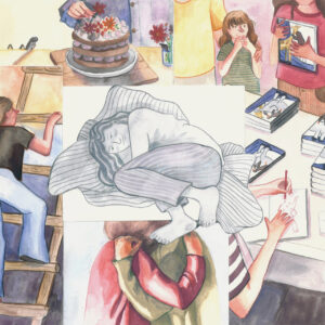 FLOP - Marta Agostini - Paura di fare FLOP (Tempera e matite colorate)