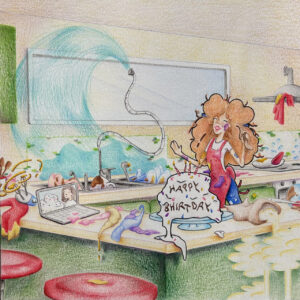 FLOP - Vittoria Cornale - Dolce disastro (Tradizionale matite colorate)