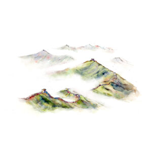 FLOP - Laura Locatelli - Nebbia (mix media: acquerelli