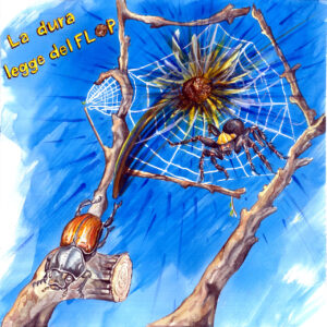 FLOP - Arianna Erica Garbarino - La dura legge del flop (acquarello su carta)