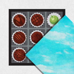 FLOP - Spela Draslar - Life is (Mixed (pastels and digital))