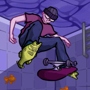 FLOP - Vanessa Sanchez - Fish-Flop Flip (Digital Illustration)