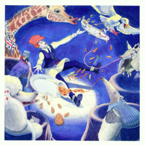 FLOP - Maja Colautti - I want to FLOP free (Acquerello su carta)