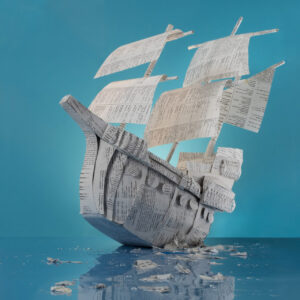 FLOP - Greta Vettori - Ho fatto un buco nell'acqua! (Paper illustration)