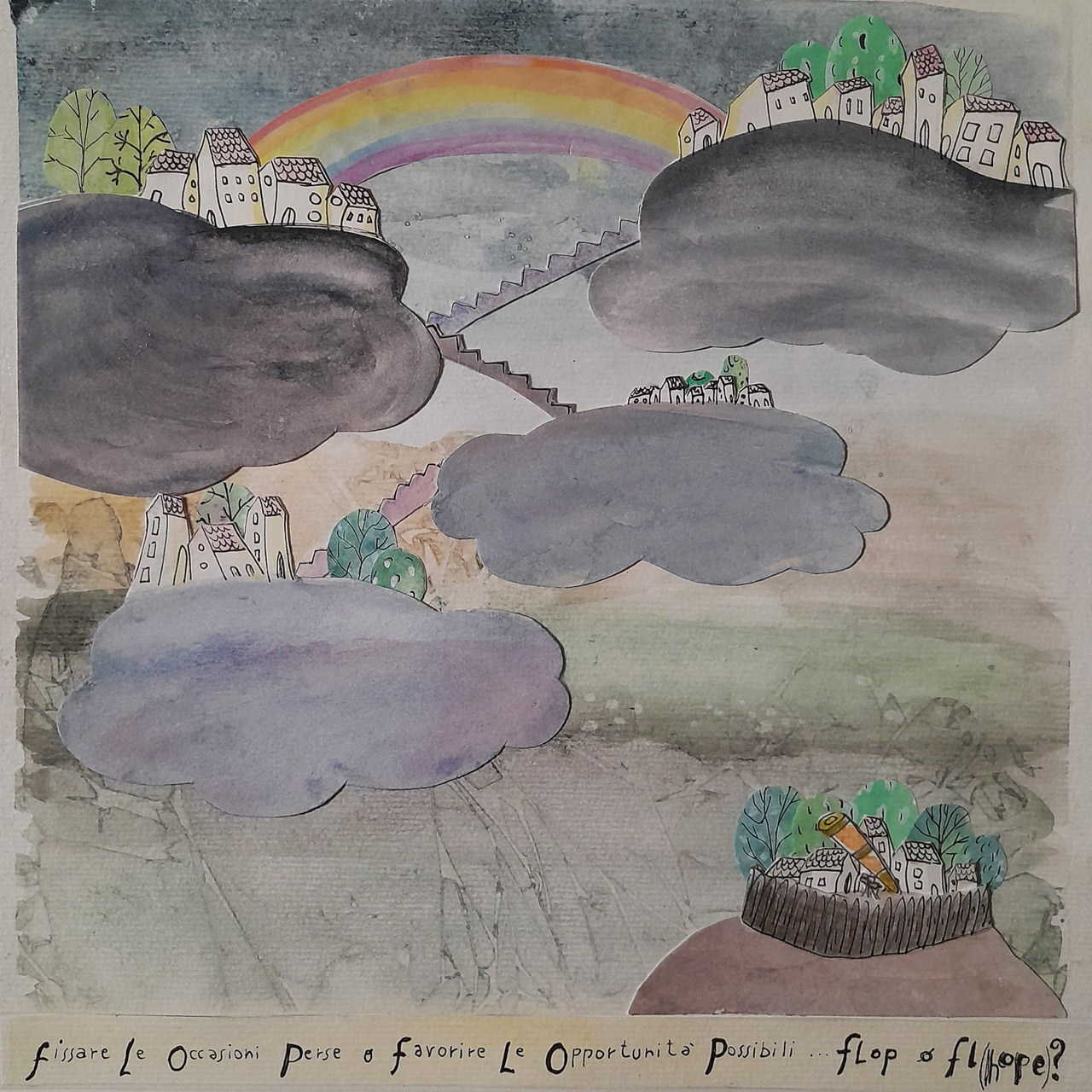 FLOP - Francesca Moscariello - FLOP o FL(hoPe) ? (collage