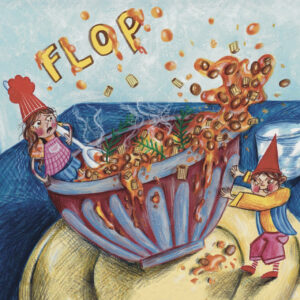 FLOP - Linda Montanucci - Zuppa rovesciata (Mista: gouache