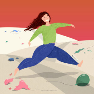 FLOP - Violetta Massa - Allegro inconsapevole (Illustrazione digitale)