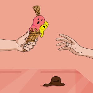 FLOP - Sabrina Del Libano - Oh no! Cioccolato! (Disegno digitale)