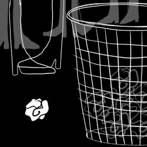 FLOP - Teresa Gobbo - Prima di raddrizzare la mira (Illustrazione digitale)