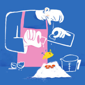 FLOP - Ilaria Assenza - Non tutte le ciambelle riescono (illustrazione digitale)