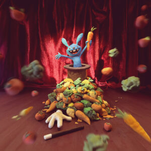 FLOP - Paolo Zaami - Punti di vista (scultura in plastilina ed editing digitale)