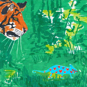 FLOP - Anastasia Genghini - C'est la vie (pennarelli su carta)