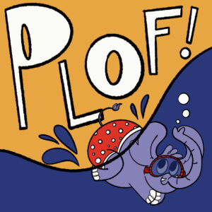 FLOP - ELEONORA RITA FEROCE - La gara di tuffi (Disegno e colorazione digitale: procreate e Ipad)