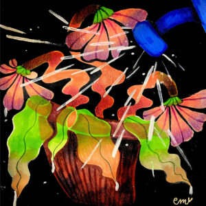 FLOP - Emma Wang - Flower (Markers & Colored Pencil)