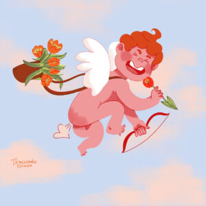 FLOP - Diana TKACHENKO - Cupid (Digital illustration)