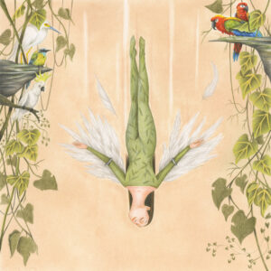 FLOP - Anna Paolini - Flop: "Voleare è potere??" (Matite colorate su carta)