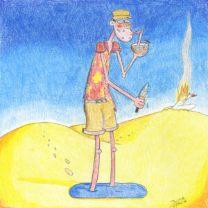 FLOP - Pietro Schiavini - Oasi (Matita colorata)