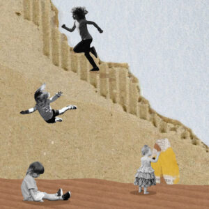 FLOP - Rebecca Asunis - Cadere per vedere (Collage digitale)