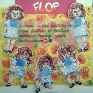 FLOP - Orietta Pierassa - Flop (Tecnica mista watercolor e collage)