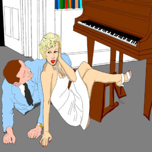 FLOP - Barbara Peracchi - Mai fare approcci su un panchetto (Digital art)